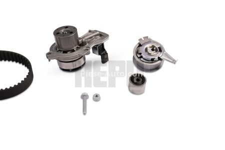 Kit distribuție HEPU (curea + intinzator + pompa de apa) pentru: AUDI A1; SEAT IBIZA IV, IBIZA IV SC, IBIZA IV ST, TOLEDO IV; SKODA FABIA III, RAPID; VW POLO, POLO V 1.4D 02.14-
