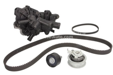 Kit distribuție HEPU (curea + intinzator + pompa de apa) pentru: AUDI A1; SEAT LEON, LEON SC; SKODA OCTAVIA III; VW GOLF VII, JETTA IV, POLO V 1.2-1.4H 04.11-