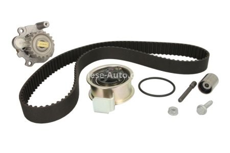 Kit distribuție HEPU (curea + intinzator + pompa de apa) pentru: AUDI A2; SEAT AROSA; SKODA FABIA I; VW LUPO I, POLO 1.4D/1.9D 01.99-03.08