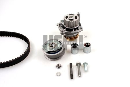 Kit distribuție HEPU (curea + intinzator + pompa de apa) pentru: AUDI A3, A4 B6; SEAT ALTEA, ALTEA XL, LEON, TOLEDO III; SKODA OCTAVIA II; VW EOS, GOLF PLUS V, GOLF V, JETTA III 2.0 07.02-11.10
