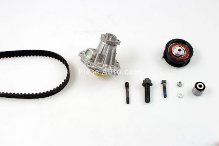 Kit distribuție HEPU (curea + intinzator + pompa de apa) pentru: AUDI A4 B5, A6 C5; VW PASSAT B3/B4, PASSAT B5 1.9D 01.95-09.01