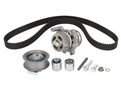 Kit distribuție HEPU (curea + intinzator + pompa de apa) pentru: AUDI A1, A3, A4 B6, A4 B7, A6 C6, TT; SEAT ALTEA, ALTEA XL, EXEO, EXEO ST, LEON, TOLEDO III; SKODA OCTAVIA II 2.0 07.02-11.17