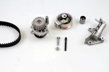 Kit distribuție HEPU (curea + intinzator + pompa de apa) pentru: AUDI A6 C5; FORD GALAXY I, GALAXY MK I; VW BORA, BORA I, GOLF IV, PASSAT B5, SHARAN 1.9D 03.95-03.10