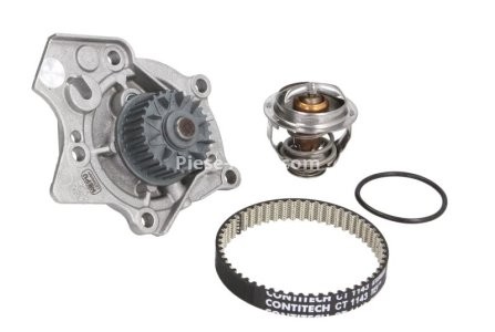 Kit distribuție HEPU (curea + intinzator + pompa de apa) pentru: AUDI A3, A4 ALLROAD B8, A4 B8, A5, A6 C7, A8 D4, Q3, Q5, TT; SEAT ALHAMBRA, ALTEA XL, EXEO, EXEO ST, LEON 1.8-2.0H 09.04- 1