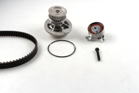 Kit distribuție HEPU (curea + intinzator + pompa de apa) pentru: CHEVROLET ASTRA, ZAFIRA; OPEL ASTRA F, ASTRA F/KOMBI, CALIBRA A, FRONTERA A SPORT, OMEGA A, OMEGA B 1.6/1.8/2.0 09.86-12.11