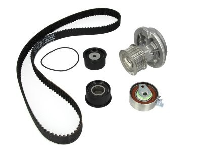 Kit distribuție HEPU (curea + intinzator + pompa de apa) pentru: CHEVROLET EPICA, EVANDA, LACETTI, NUBIRA, REZZO; DAEWOO EVANDA, LACETTI, LEGANZA, NUBIRA, TACUMA / REZZO 1.7D-2.0 12.91-