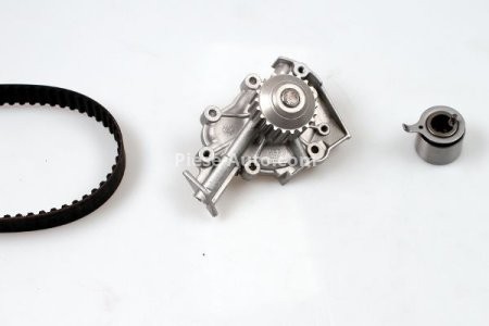Kit distribuție HEPU (curea + intinzator + pompa de apa) pentru: CHEVROLET AVEO / KALOS, MATIZ, SPARK; DAEWOO KALOS, MATIZ 1.0-1.2LPG 01.03-