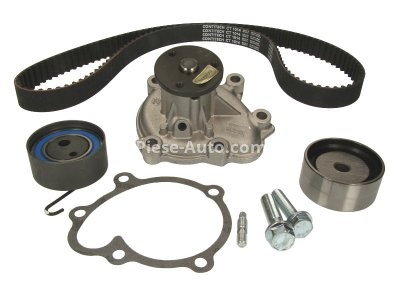 Kit distribuție HEPU (curea + intinzator + pompa de apa) pentru: CHEVROLET CRUZE, TRAX; OPEL ASTRA G CLASSIC, ASTRA G/KOMBI, ASTRA H, ASTRA H CLASSIC, ASTRA H GTC, ASTRA H/KOMBI 1.7D 02.00-