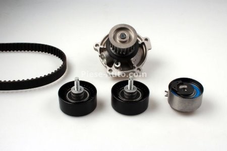 Kit distribuție HEPU (curea + intinzator + pompa de apa) pentru: CHRYSLER VOYAGER III, VOYAGER IV; LDV MAXUS 2.5D/2.8D 01.95-12.09
