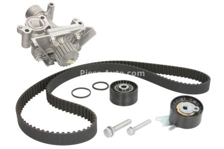 Kit distribuție HEPU (curea + intinzator + pompa de apa) pentru: CITROEN C4, C4 GRAND PICASSO I, C4 I, C4 PICASSO I, C5 II, C5 III, C5/KOMBI, C8, JUMPY II; PEUGEOT 307, 308 1.8-2.0ALK 09.04-