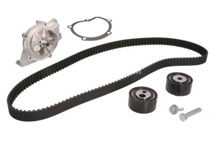 Kit distribuție HEPU (curea + intinzator + pompa de apa) pentru: CITROEN C5 I, C5 II, C5/KOMBI, C8; FIAT ULYSSE; LANCIA PHEDRA; PEUGEOT 406, 607, 807 2.2D 02.00-