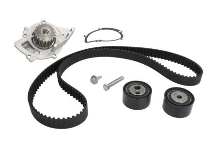 Kit distribuție HEPU (curea + intinzator + pompa de apa) pentru: CITROEN JUMPER I; PEUGEOT 607, 807, BOXER 2.2D 02.00-