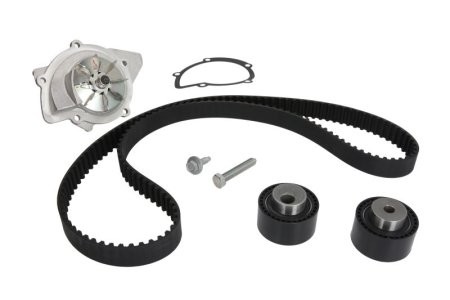 Kit distribuție HEPU (curea + intinzator + pompa de apa) pentru: CITROEN JUMPER I; PEUGEOT 607, 807, BOXER 2.2D 02.00-