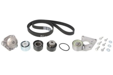 Kit distribuție HEPU (curea + intinzator + pompa de apa) pentru: CITROEN C5 I, C5 II, C5 III, C6, C8; FIAT ULYSSE; LANCIA PHEDRA; PEUGEOT 406, 407, 607, 807; RENAULT AVANTIME 2.9/3.0 02.00-