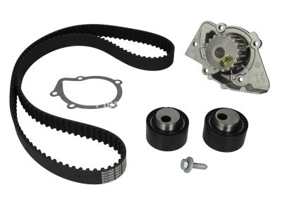 Kit distribuție HEPU (curea + intinzator + pompa de apa) pentru: CITROEN C3 II, C8, EVASION, JUMPY I; FIAT SCUDO, ULYSSE; FORD FIESTA V, FIESTA VI; LANCIA PHEDRA; PEUGEOT 806 1.4D/2.0D 05.99-