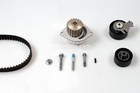 Kit distribuție HEPU (curea + intinzator + pompa de apa) pentru: CITROEN BERLINGO, BERLINGO MULTISPACE, BERLINGO/MINIVAN, C2, C3 I, C3 III, C3 PLURIEL, C4, C4 I 1.6/1.6ALK/1.6LPG 07.00-