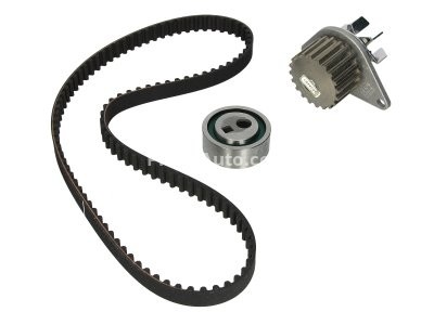 Kit distribuție HEPU (curea + intinzator + pompa de apa) pentru: CITROEN AX, BERLINGO, BERLINGO/MINIVAN, BX, C15, C15/MINIVAN, SAXO, XSARA, XSARA PICASSO, ZX, ZX/HATCHBACK 1.3-1.6 04.83-12.15