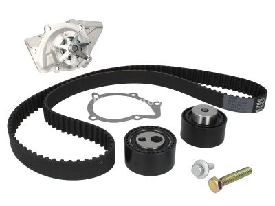 Kit distribuție HEPU (curea + intinzator + pompa de apa) pentru: CITROEN BERLINGO, BERLINGO/MINIVAN, C5 I, EVASION, JUMPER I, JUMPY I, XANTIA, XANTIA/KOMBI, XSARA, XSARA PICASSO 2.0D 06.98-12.11 1