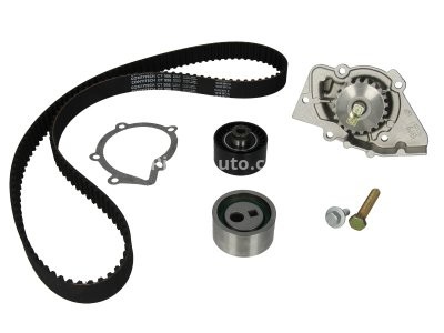 Kit distribuție HEPU (curea + intinzator + pompa de apa) pentru: CITROEN BERLINGO, BERLINGO/MINIVAN, C15/MINIVAN, JUMPY I, XSARA, XSARA/HATCHBACK, XSARA/KOMBI; FIAT SCUDO 1.9D 06.96-12.15