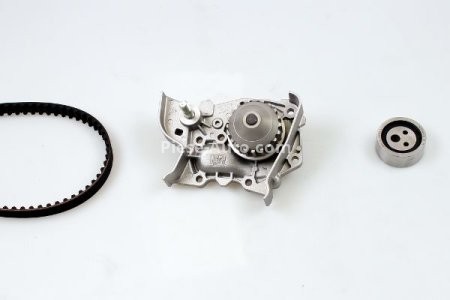 Kit distribuție HEPU (curea + intinzator + pompa de apa) pentru: DACIA SOLENZA; RENAULT CLIO II, KANGOO, KANGOO EXPRESS, MEGANE I, MEGANE I CLASSIC 1.4/1.6 01.96-