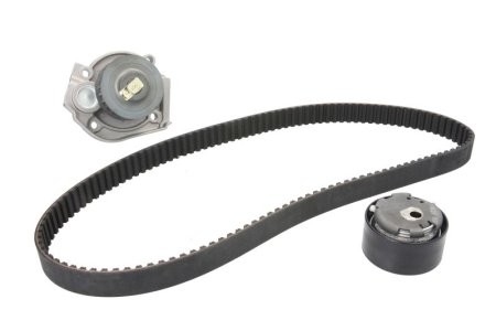 Kit distribuție HEPU (curea + intinzator + pompa de apa) pentru: ABARTH 124 SPIDER, 500 / 595 / 695, 500C / 595C / 695C, GRANDE PUNTO, PUNTO, PUNTO EVO; ALFA ROMEO GIULIETTA 1.2-3.0D 04.97-
