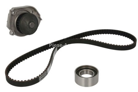 Kit distribuție HEPU (curea + intinzator + pompa de apa) pentru: FIAT PALIO, PANDA, PANDA/HATCHBACK, PUNTO, SEICENTO / 600, UNO; LANCIA Y 1.0/1.1/1.2 10.84-