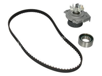 Kit distribuție HEPU (curea + intinzator + pompa de apa) pentru: FIAT CINQUECENTO, PALIO, PANDA, PUNTO, SEICENTO / 600, UNO; LANCIA Y, Y10 1.0/1.1/1.2 10.84-01.10