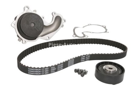 Kit distribuție HEPU (curea + intinzator + pompa de apa) pentru: FORD C-MAX, FIESTA IV, FIESTA/HATCHBACK, FIESTA/MINIVAN, FOCUS C-MAX, FOCUS I, FOCUS II, FOCUS I/KOMBI 1.8D 08.98-06.15