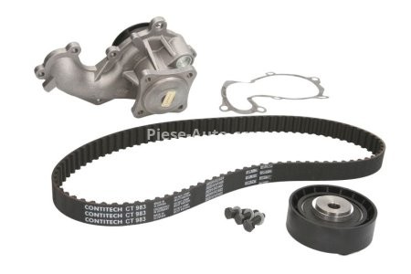 Kit distribuție HEPU (curea + intinzator + pompa de apa) pentru: FORD C-MAX, FIESTA IV, FIESTA/HATCHBACK, FIESTA/MINIVAN, FOCUS C-MAX, FOCUS I, FOCUS II, FOCUS I/KOMBI 1.8D 08.98-06.15