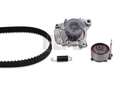 Kit distribuție HEPU (curea + intinzator + pompa de apa) pentru: HONDA CIVIC VII 1.4 11.00-09.05