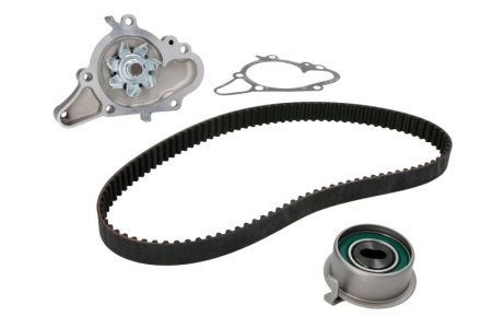 Kit distribuție HEPU (curea + intinzator + pompa de apa) pentru: HYUNDAI ATOS, GETZ, I10 I; KIA PICANTO I 1.0/1.1 02.98-12.13