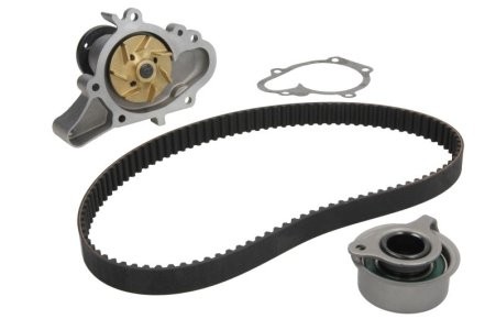 Kit distribuție HEPU (curea + intinzator + pompa de apa) pentru: HYUNDAI ATOS, GETZ, I10 I; KIA PICANTO I 1.0/1.1 09.02-12.13