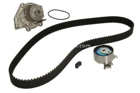 Kit distribuție HEPU (curea + intinzator + pompa de apa) pentru: LAND ROVER FREELANDER I; LOTUS ELISE; MG MG TF, MG ZR, MG ZS, MG ZT, MG ZT- T, MGF; ROVER 200, 200 II, 25 I 1.1-1.8 03.95-12.09
