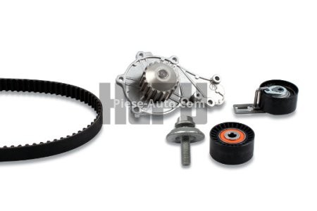 Kit distribuție HEPU (curea + intinzator + pompa de apa) pentru: VOLVO V40; MAZDA 2 1.4D/1.6D 01.08-12.16 1