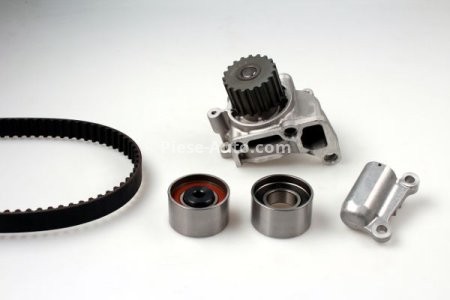 Kit distribuție HEPU (curea + intinzator + pompa de apa) pentru: MAZDA 3, 6, MPV II 2.0D 06.02-12.10