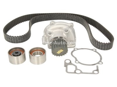 Kit distribuție HEPU (curea + intinzator + pompa de apa) pentru: MAZDA 3, 6, MPV II 2.0D 06.02-12.10