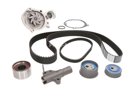 Kit distribuție HEPU (curea + intinzator + pompa de apa) pentru: MITSUBISHI LANCER VII, OUTLANDER I 2.0 01.02-12.13