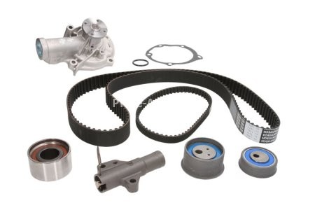 Kit distribuție HEPU (curea + intinzator + pompa de apa) pentru: MITSUBISHI LANCER VII, OUTLANDER I 2.0 01.02-12.13