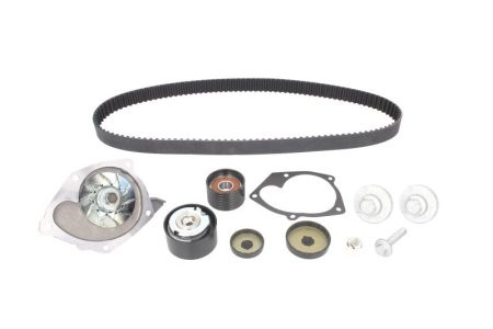 Kit distribuție HEPU (curea + intinzator + pompa de apa) pentru: NISSAN PRIMASTAR; OPEL VIVARO A; RENAULT AVANTIME, CLIO III, DUSTER, ESPACE IV, GRAND SCENIC II, LAGUNA, LAGUNA II 1.8/2.0 03.01-