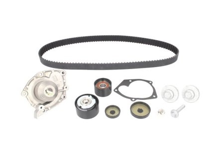 Kit distribuție HEPU (curea + intinzator + pompa de apa) pentru: NISSAN PRIMASTAR; OPEL VIVARO A; RENAULT AVANTIME, CLIO III, DUSTER, ESPACE IV, GRAND SCENIC II, LAGUNA, LAGUNA II 1.8/2.0 03.01-