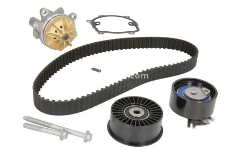 Kit distribuție HEPU (curea + intinzator + pompa de apa) pentru: NISSAN INTERSTAR, PRIMASTAR; OPEL MOVANO A, VIVARO A; RENAULT AVANTIME, ESPACE III, ESPACE IV, LAGUNA II 2.0D/2.2D/2.5D 07.00-