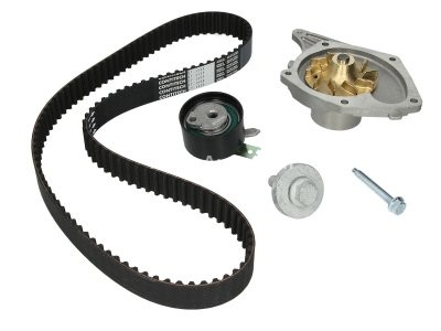Kit distribuție HEPU (curea + intinzator + pompa de apa) pentru: NISSAN ALMERA II, KUBISTAR, MICRA III; RENAULT CLIO II, CLIO II/HATCHBACK, KANGOO, KANGOO EXPRESS, MEGANE II 1.5/1.5D 06.01-