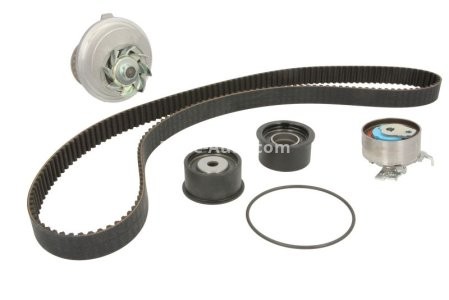 Kit distribuție HEPU (curea + intinzator + pompa de apa) pentru: OPEL ASTRA G 2.0 11.99-10.05