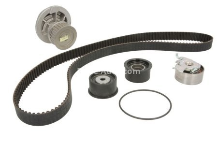 Kit distribuție HEPU (curea + intinzator + pompa de apa) pentru: OPEL ASTRA G 2.0 11.99-10.05