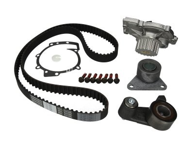 Kit distribuție HEPU (curea + intinzator + pompa de apa) pentru: VOLVO 850, 960, 960 II, C70 I, S40 I, S70, V40, V70 I, XC70 I; RENAULT LAGUNA I, SAFRANE II 1.6-2.9 08.90-10.05 1