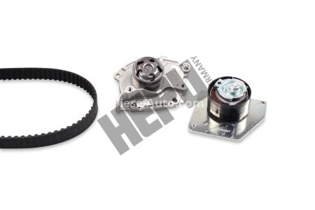 Kit distribuție HEPU (curea + intinzator + pompa de apa) pentru: RENAULT GRAND SCENIC III, MEGANE, MEGANE III, SCENIC III; SUZUKI GRAND VITARA II 1.9D 03.06-