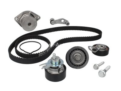 Kit distribuție HEPU (curea + intinzator + pompa de apa) pentru: SEAT LEON, TOLEDO II; VW BORA, BORA I, GOLF IV, LUPO I, POLO III 1.4 04.96-06.06