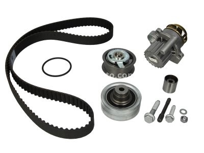 Kit distribuție HEPU (curea + intinzator + pompa de apa) pentru: SEAT CORDOBA, IBIZA III; SKODA FABIA I, FABIA I PRAKTIK; VW POLO, POLO IV 1.9D 11.99-04.12