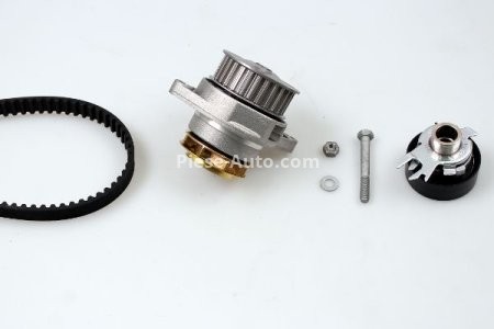Kit distribuție HEPU (curea + intinzator + pompa de apa) pentru: SEAT AROSA, CORDOBA, CORDOBA VARIO, IBIZA II, INCA; VW CADDY II, CADDY II/MINIVAN, GOLF III, POLO 1.3/1.4/1.7D 08.91-06.04