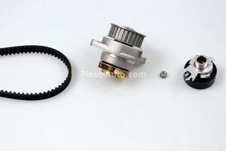 Kit distribuție HEPU (curea + intinzator + pompa de apa) pentru: SEAT CORDOBA, CORDOBA VARIO, IBIZA II, INCA; SKODA FELICIA I, FELICIA II, OCTAVIA I; VW CADDY II 1.6 09.92-09.04 2